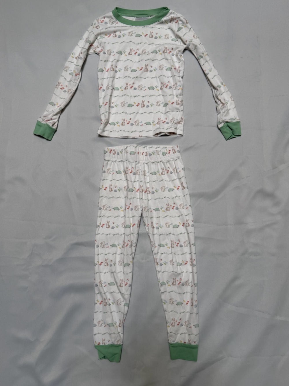 Lake Pajamas Girls Bundle Size 5 Two Long-Long Sets Pima Cotton - Picture 16 of 17